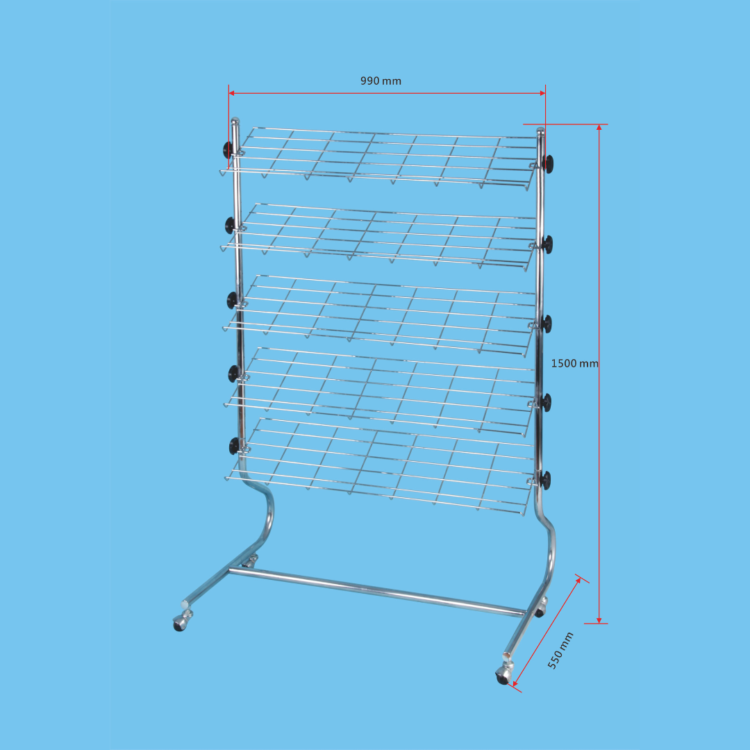 Shoe Stand 5 Layer Chrome  TAIWAN-  SR-65