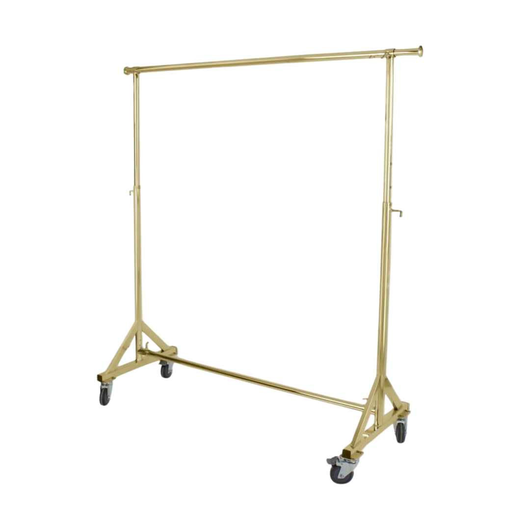 Single Heavy Duty Garment Rack Golden TAIWAN - ST-1019GD