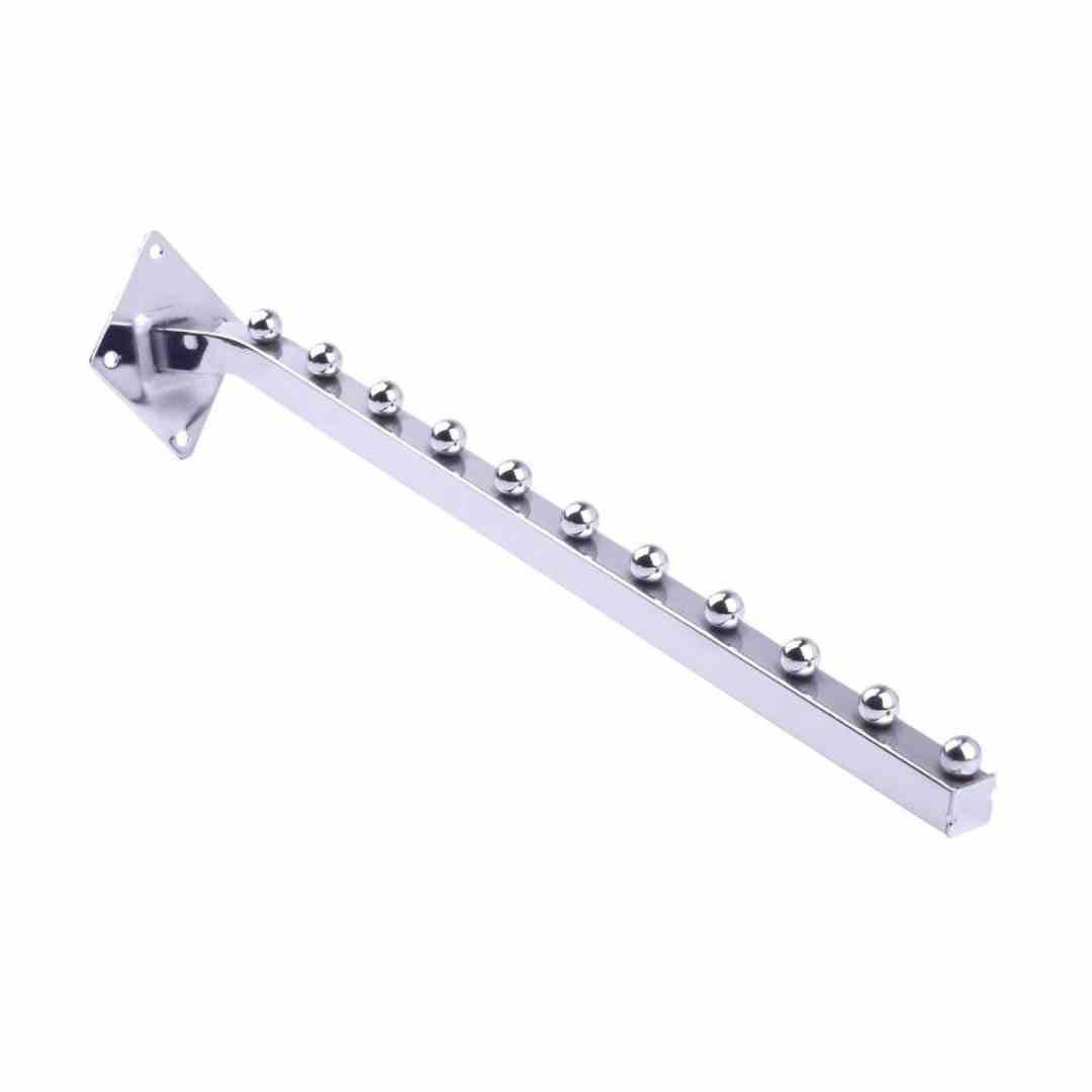 Wall Ball Bracket Square Pipe Chrome Plated - WBLSQ