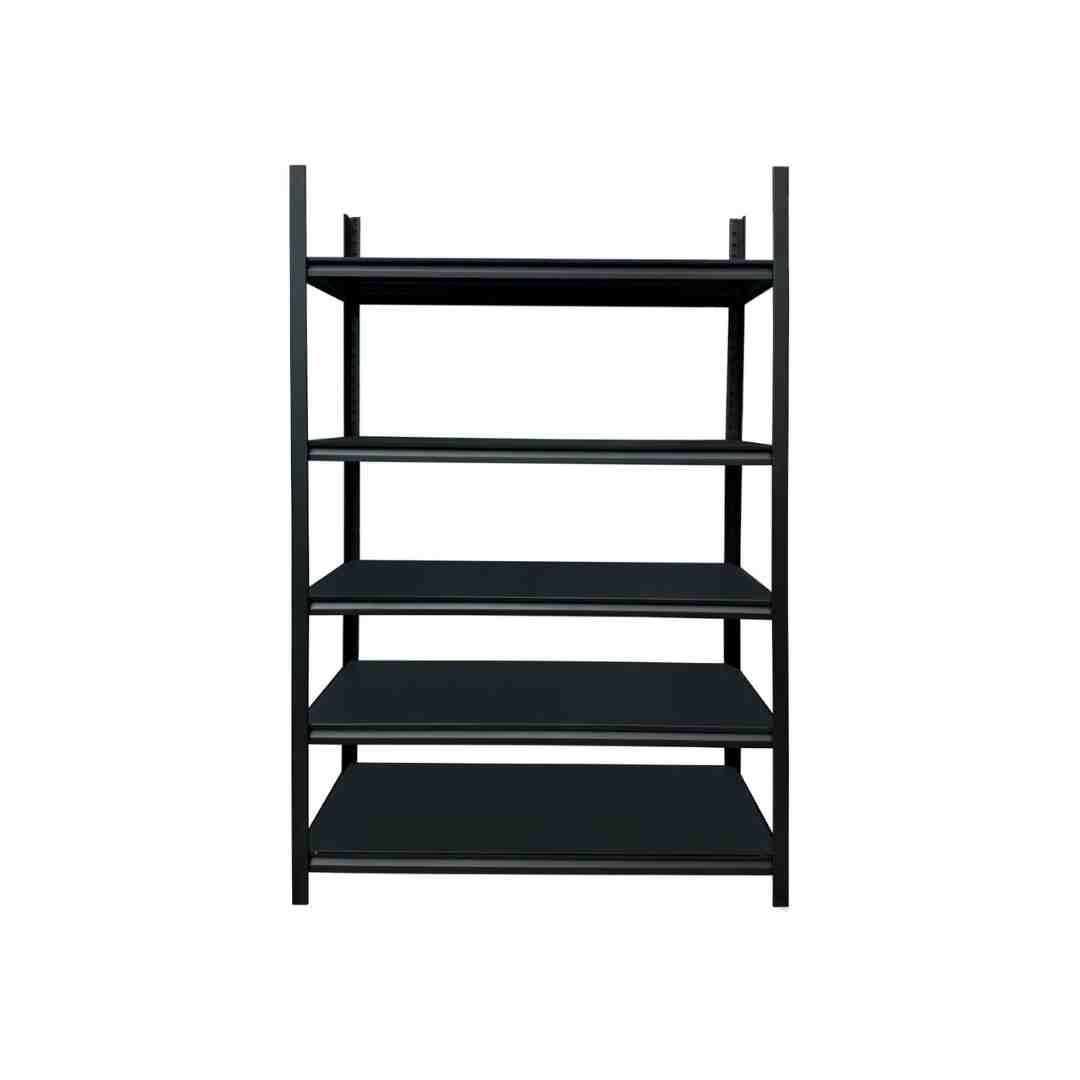 Light Duty Black Storage Rack 150kg Per Level Weight Capacity - LDBK