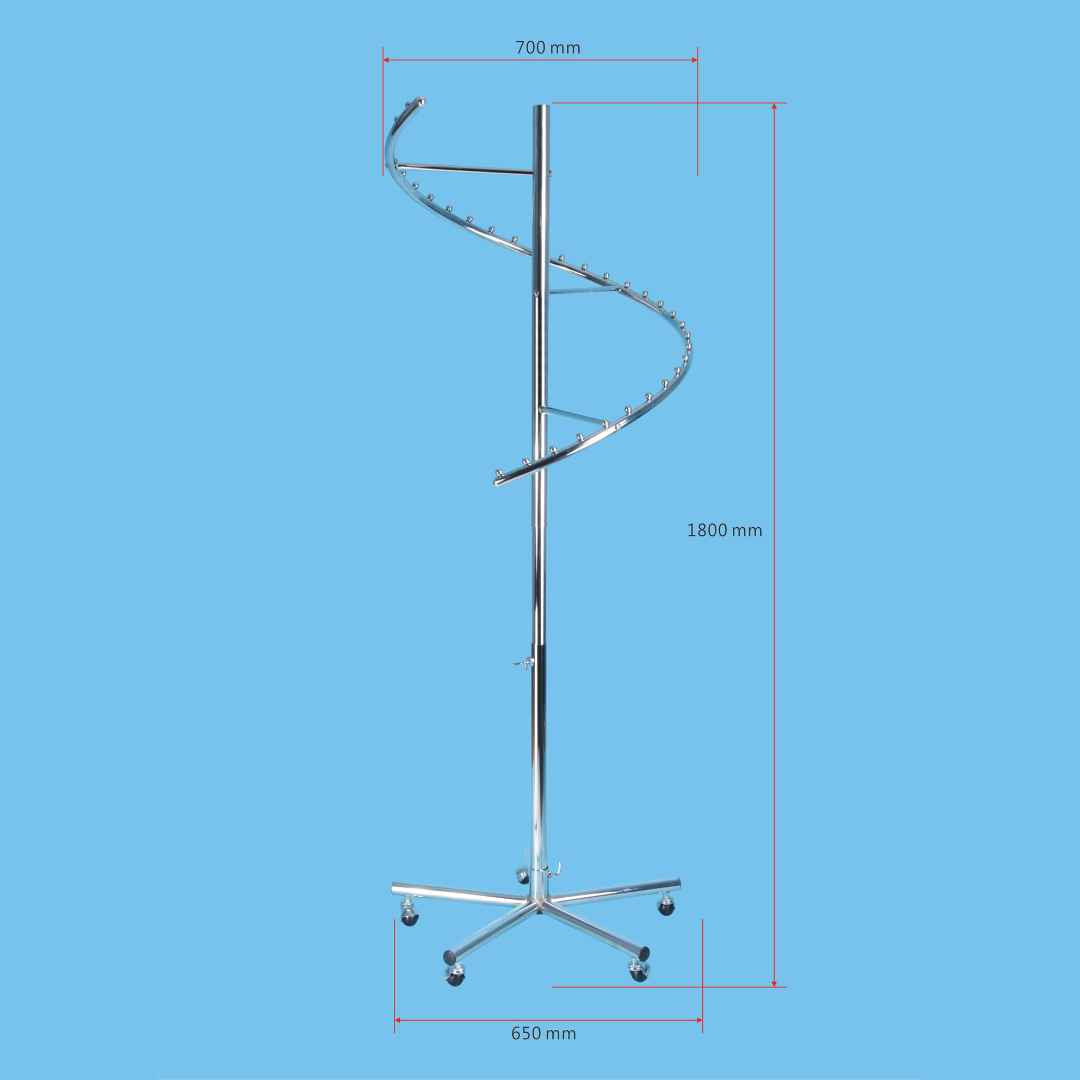 S Type Garment Rack Chrome Taiwan * KY-161C