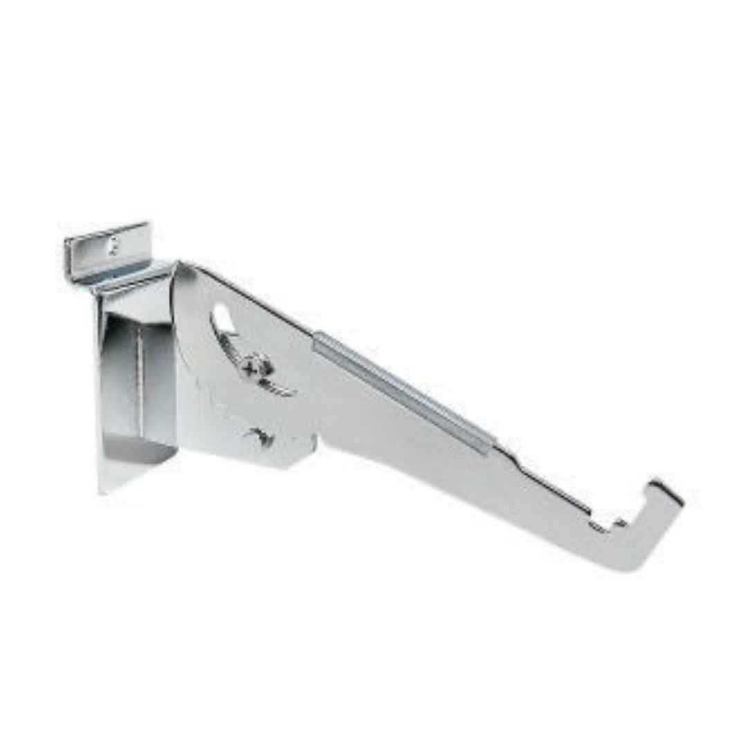 Slat Board Glass Bracket Adjustable Chrome Plate - SWGBA