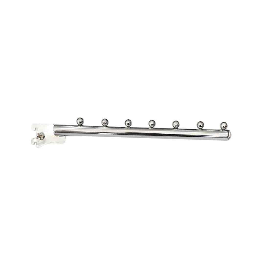 Slim Channel 7 Ball Bracket Straight Chrome Plated - SCBL7STRD