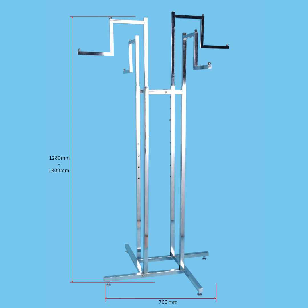 4 Way Stand 4 - Step Arm Chrome TAIWAN  - ST4WRSA