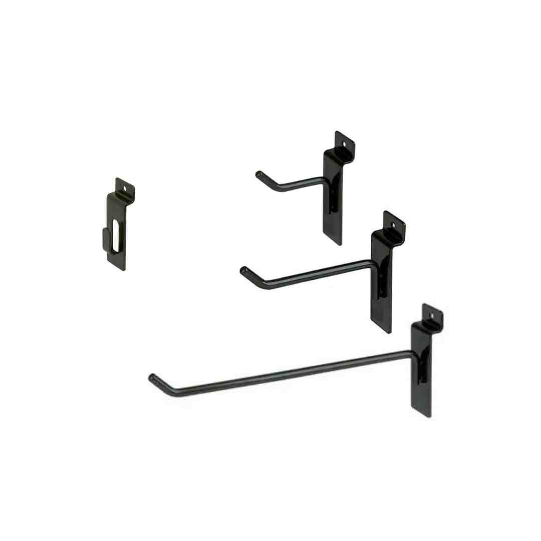 Slat Board Display Hooks Chrome Plated -  SWHBK