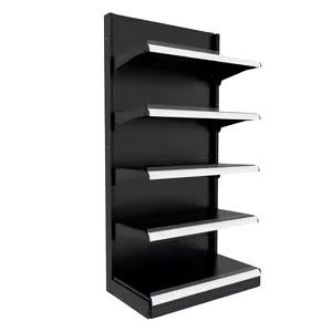 Wall Shelving Single Sided Black